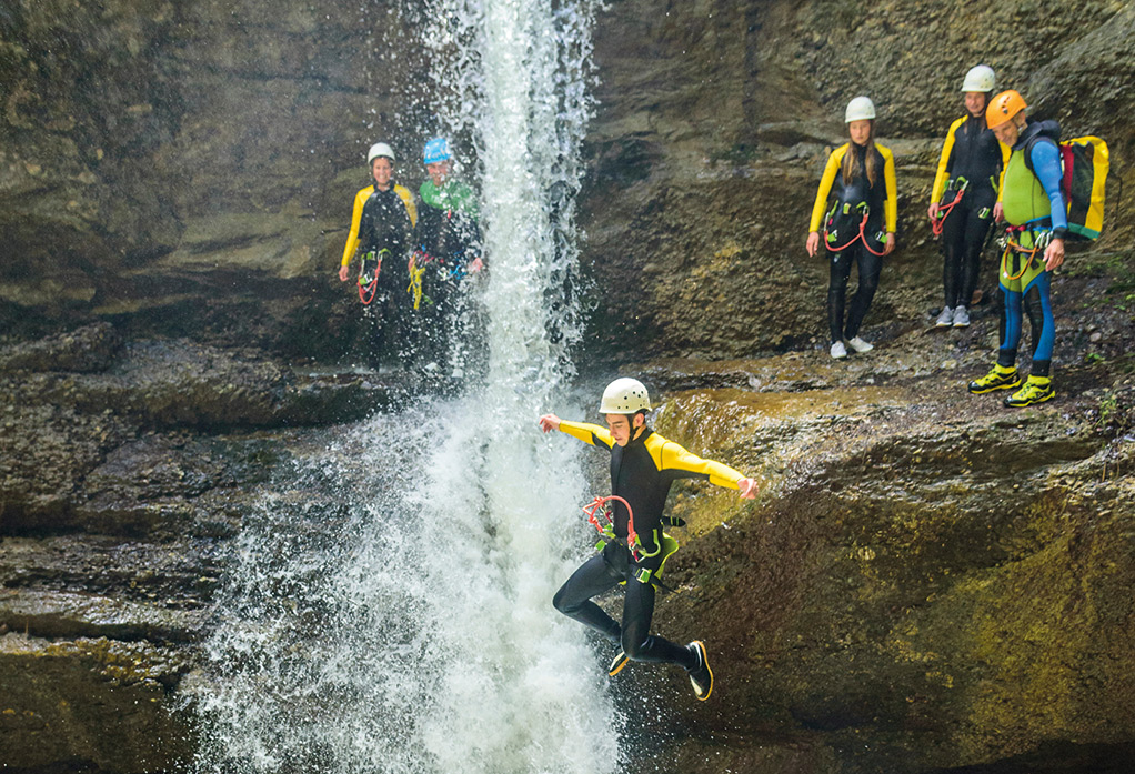 Canyoning durch die Auerklamm