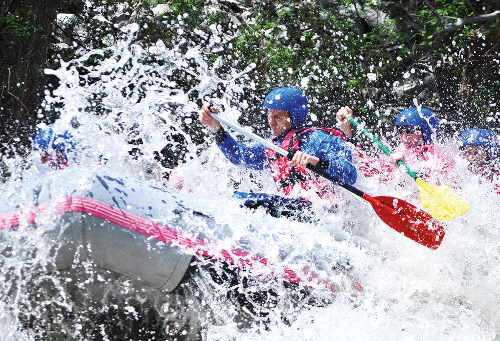 Power Rafting durch die Imster Schlucht